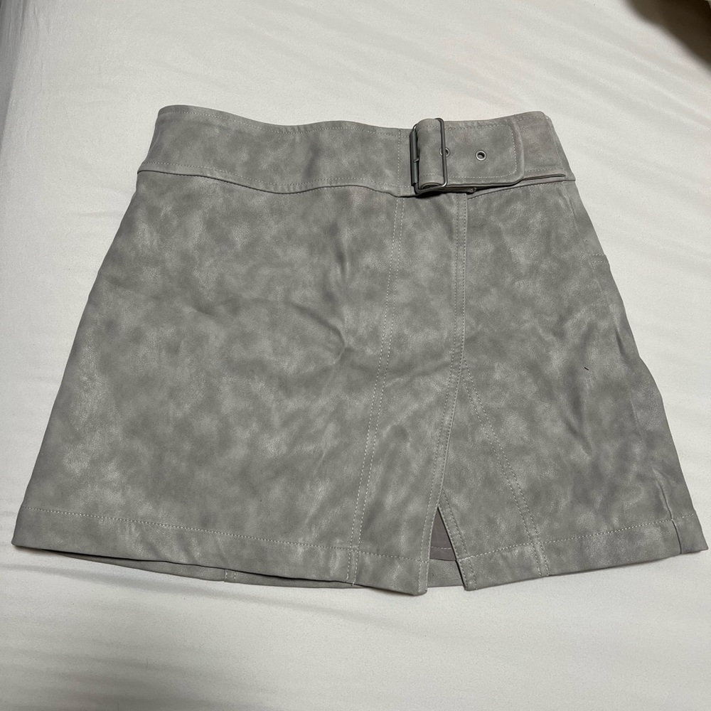 Free people suede skirt